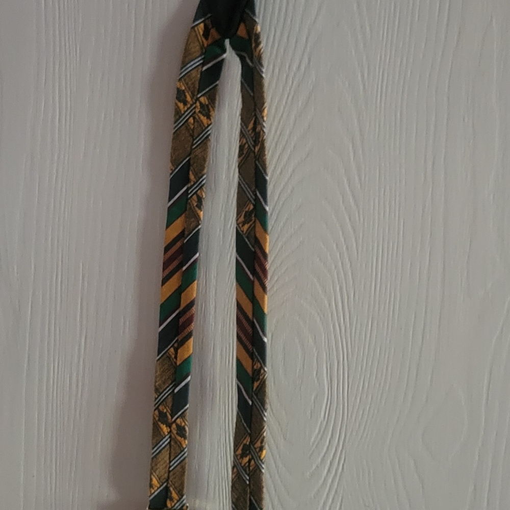 Pelican Suspenders Colorful Stripes Black & Gold Trim - Picture 4 of 10